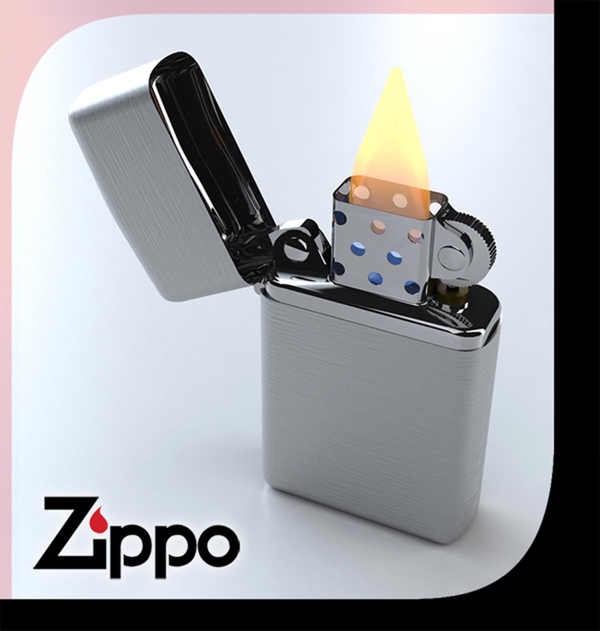 3D CGI - Zippo Lighter