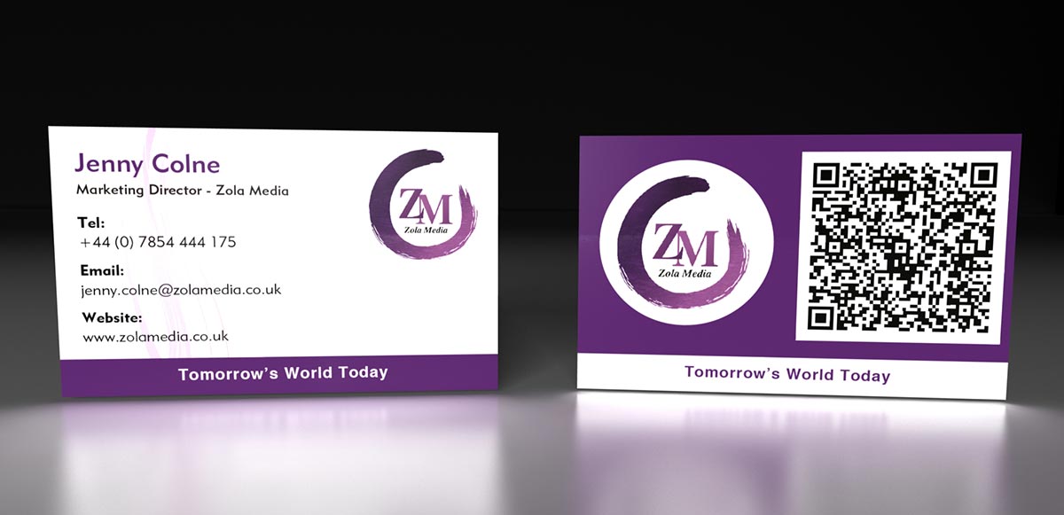 Graphic Design - Zola Media Business Card