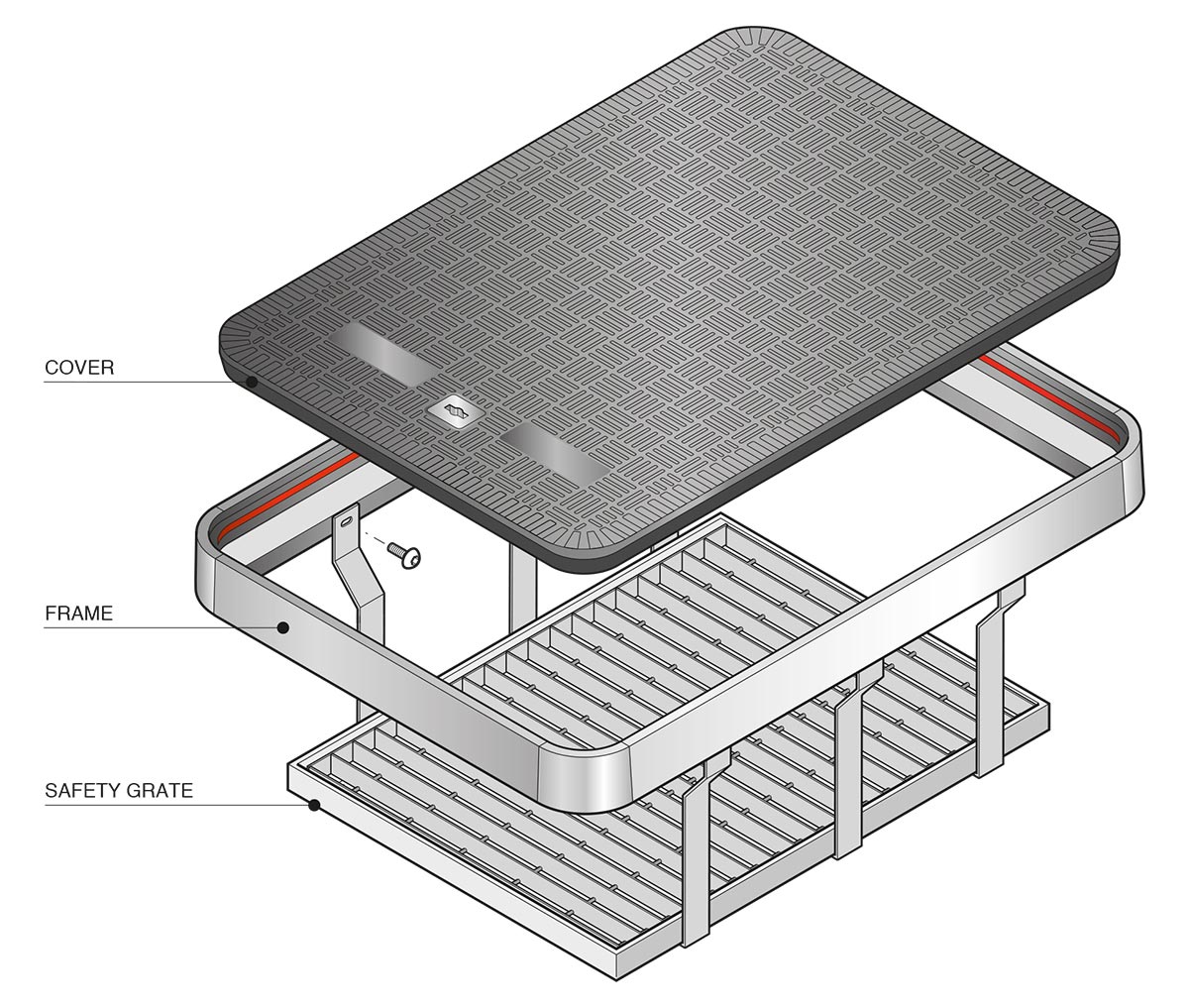Technical Illustration - Safety Grate